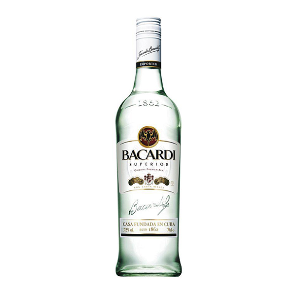 RUM BACARDI CARTA BLANCA 12X980ML