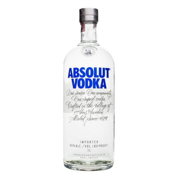 VODKA ABSOLUT NATURAL 6X1000ML