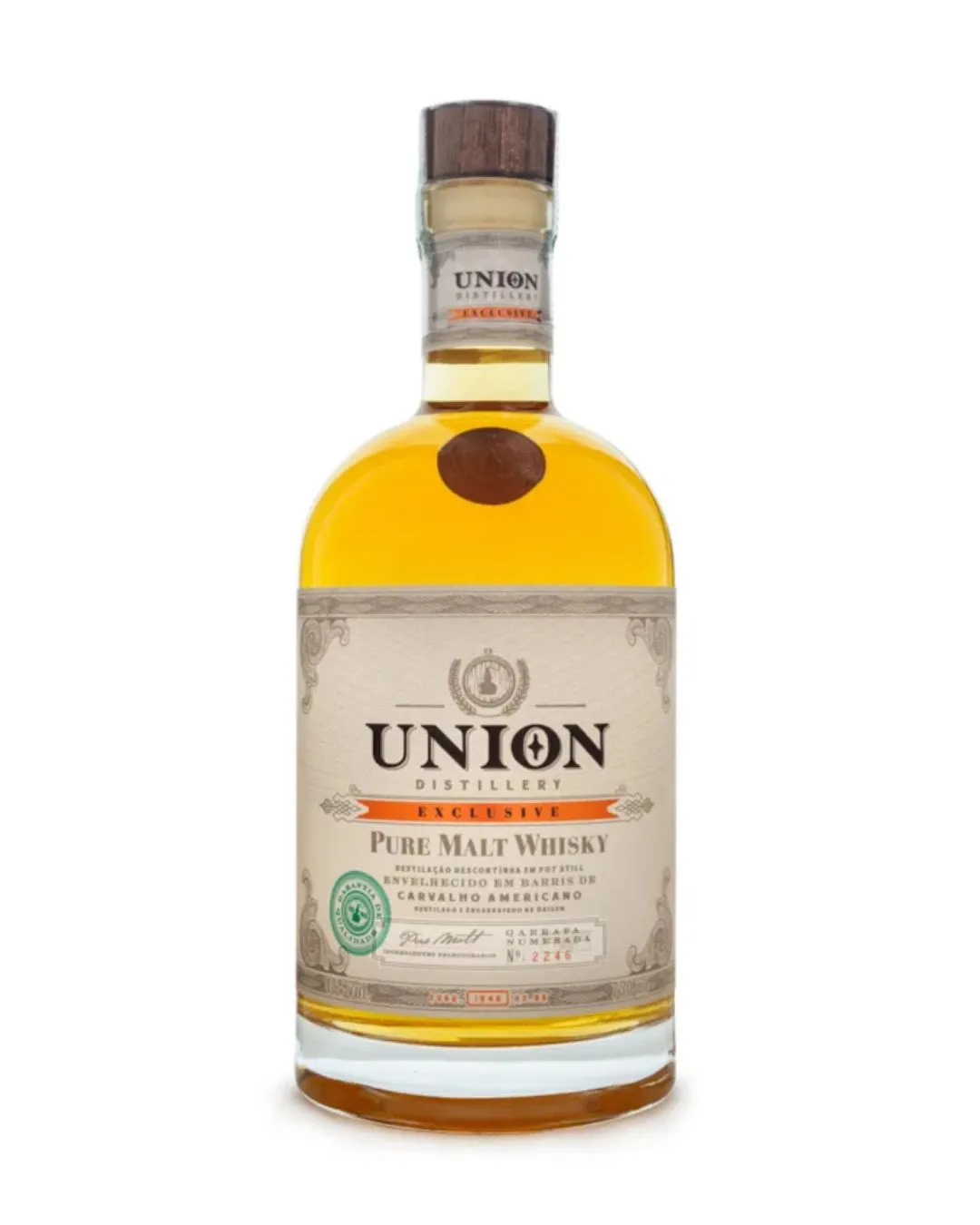 WHISKY PURO MALTE UNION 750ML