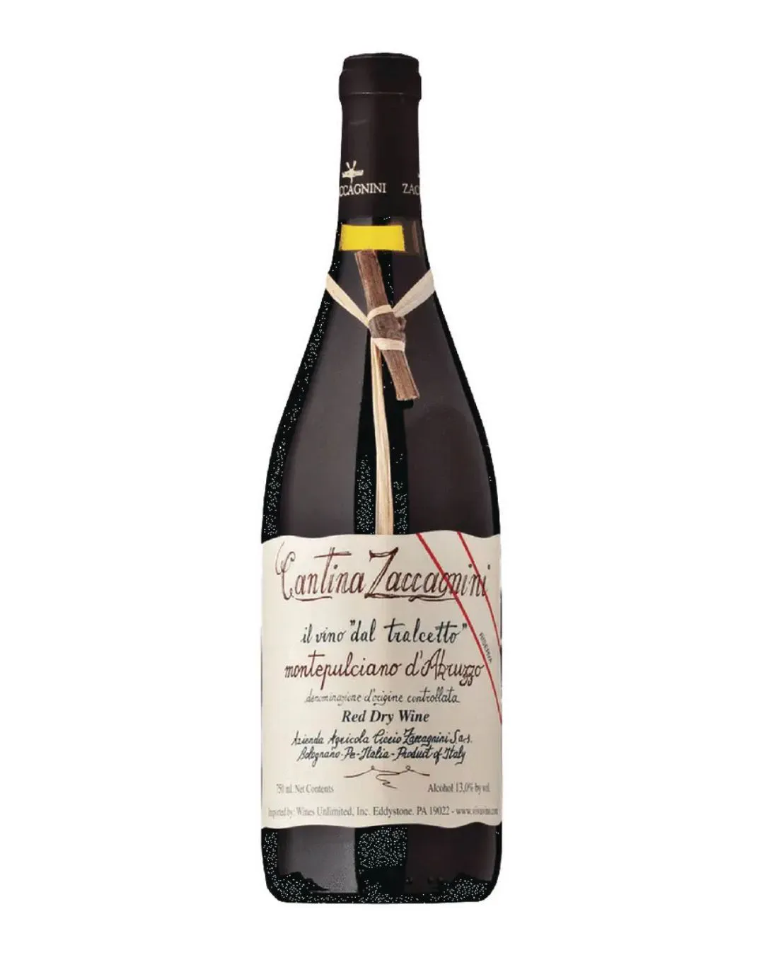 VINHO CANTINA ZACCAGNINI MONTEPULC 750ML