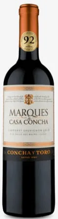 VINHO MARQUES CASA CONCHA CAB SAUV 750ML