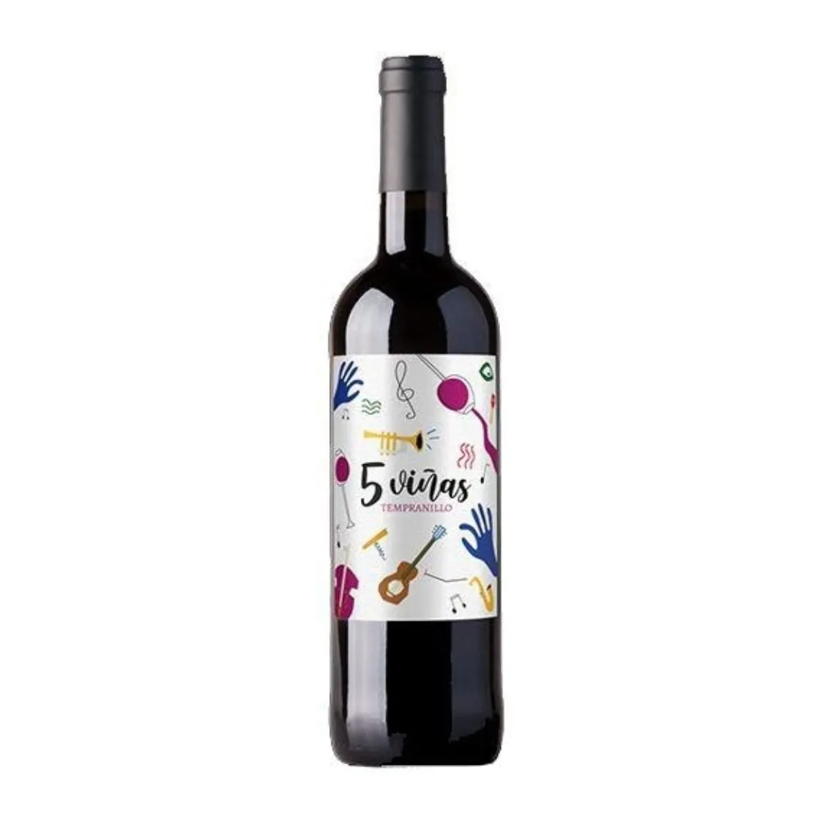 VINHO CINCO VINAS TEMPRANILLO 750ML