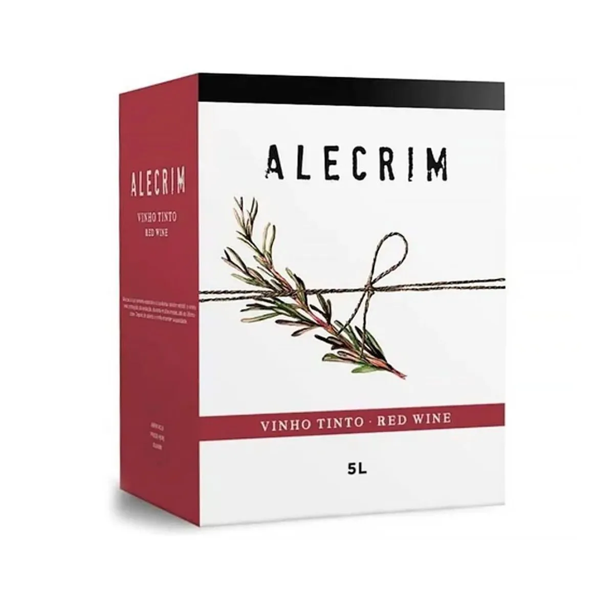 VINHO ALECRIM TINTO BAG 5 L