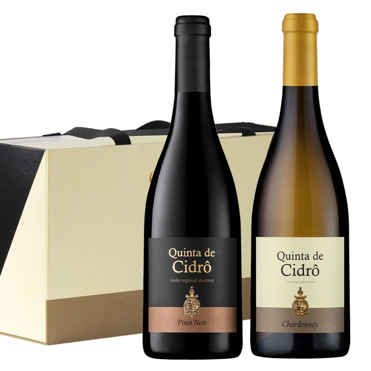 KIT QUINTA DO CIDRO PINOR NOIR+CHARD. 750ML