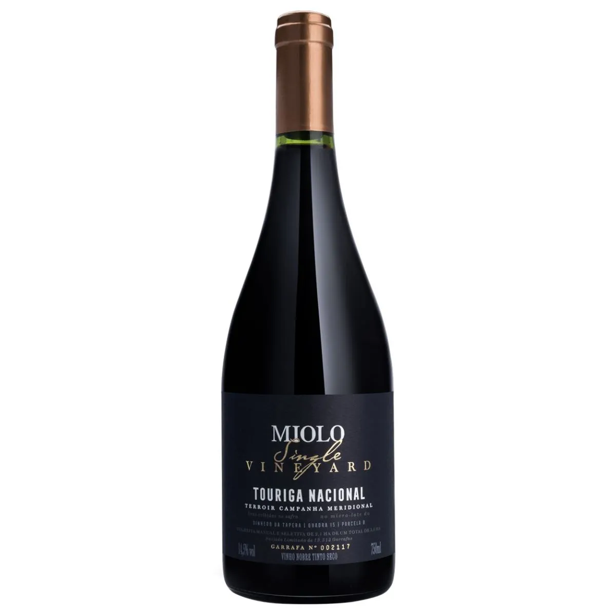 VINHO MIOLO SINGLE VINEYARD TOURIGA 750ML
