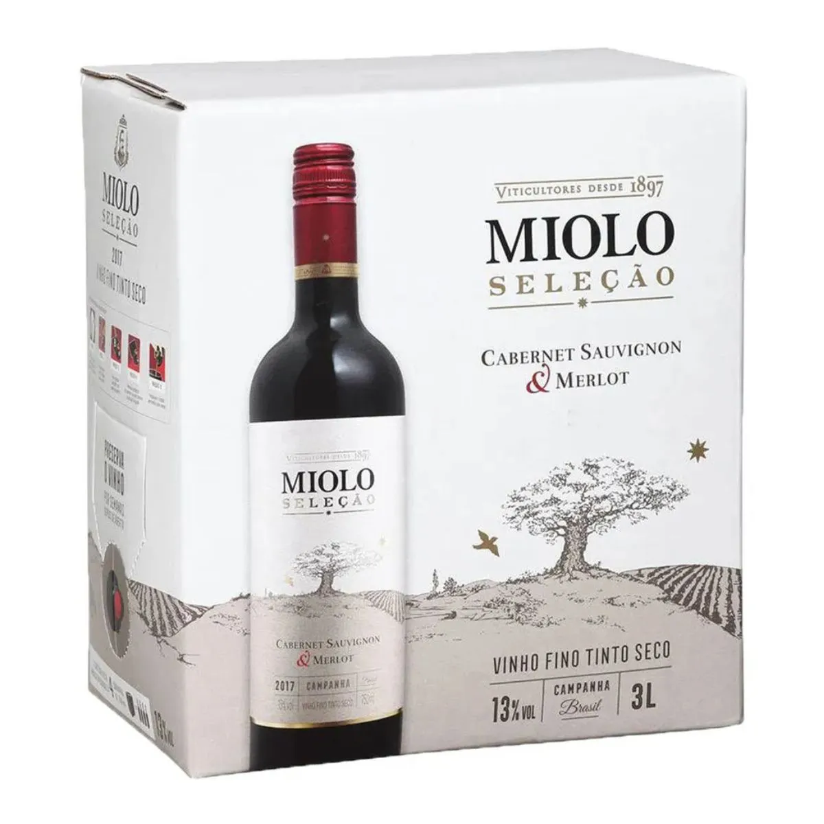 VINHO MIOLO SELECAO BAG TTO 3 L