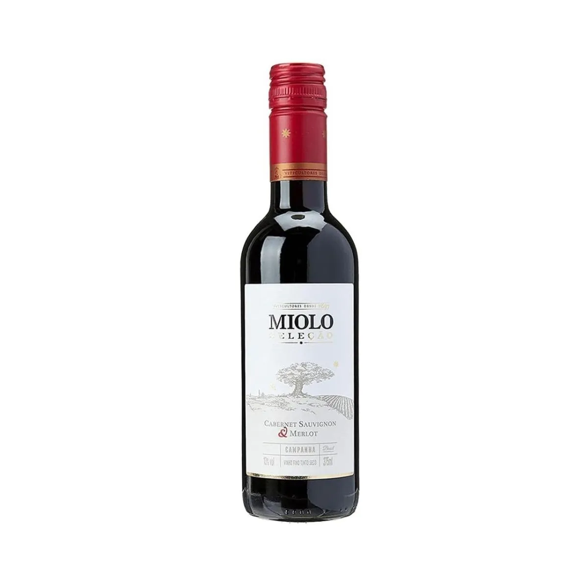VINHO MIOLO SELECAO TTO CAB-MERLOT 375ML