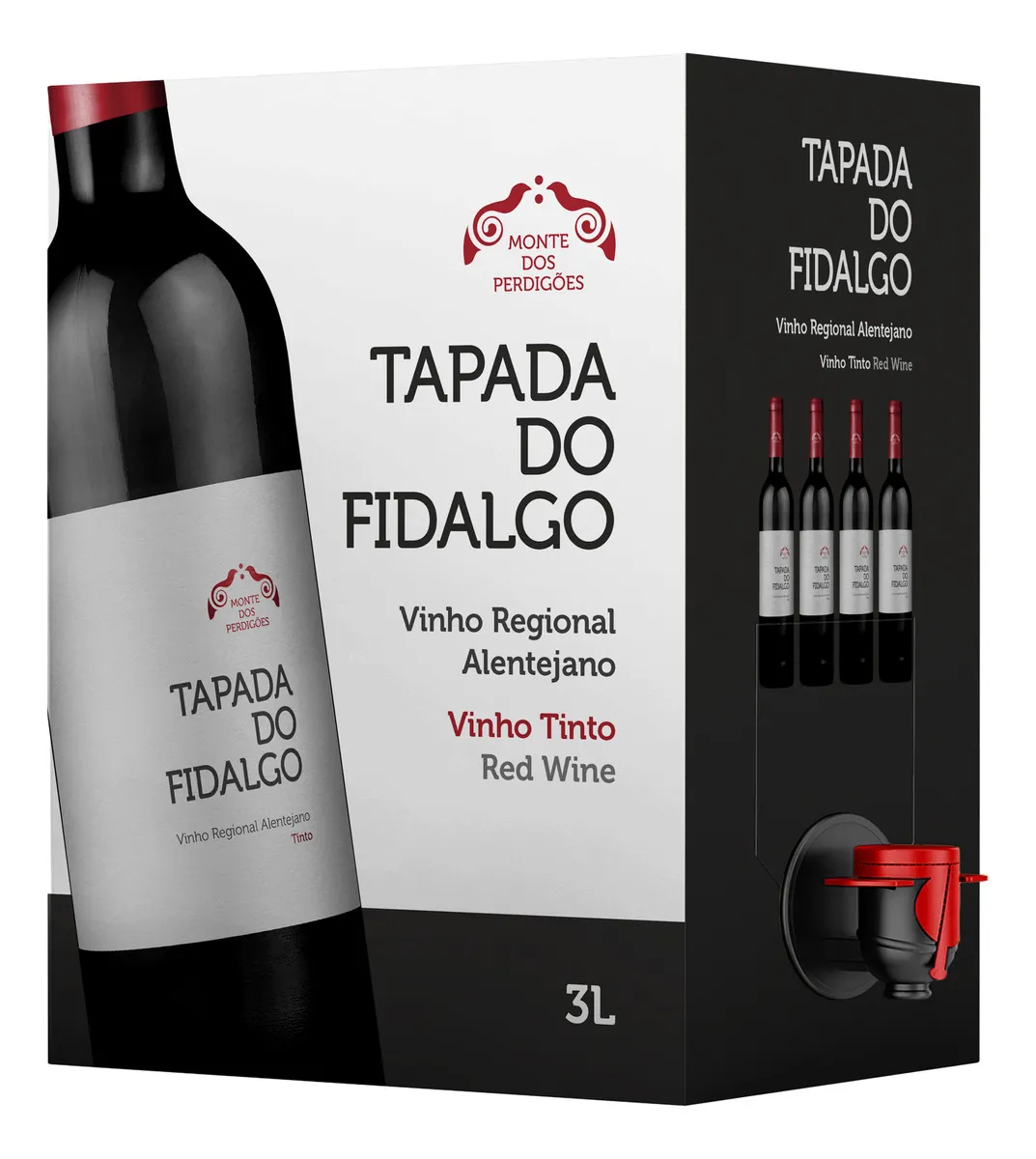 VINHO TINTO TAPADA DO FIDALGO BAG 3 L