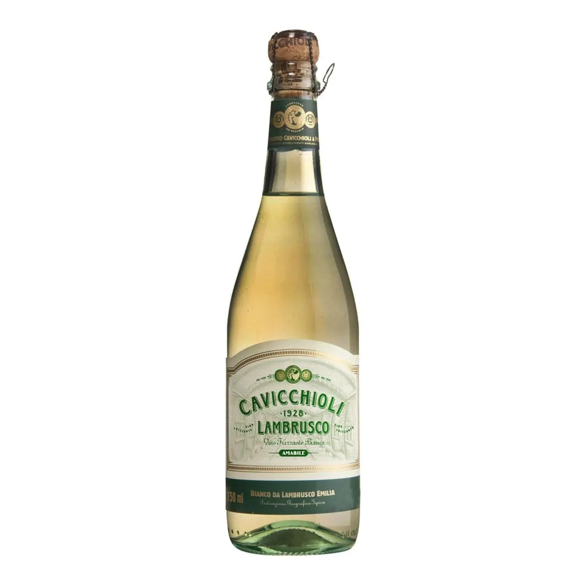 VINHO LAMBRUSCO CAVICHIOLI BCO 750ML