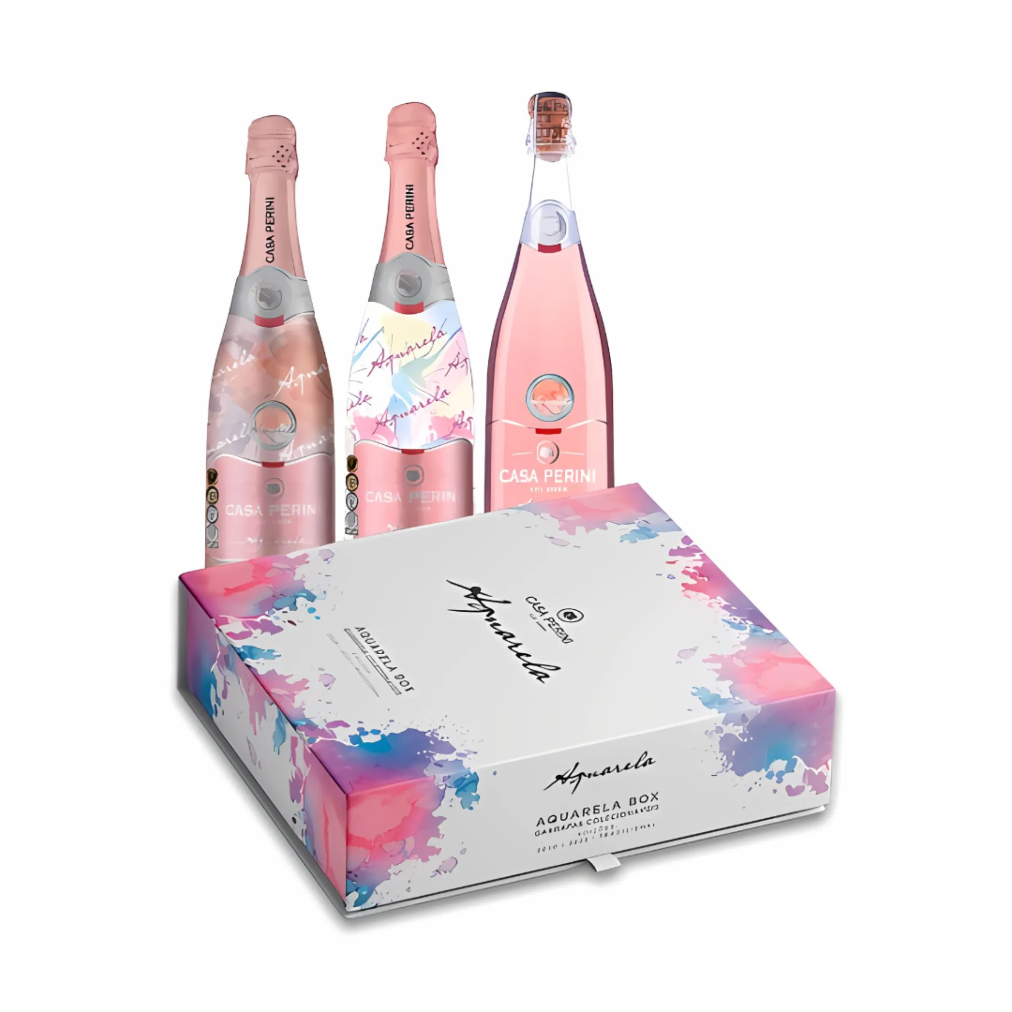 KIT ESPUMANTE AQUARELA PERINI 3GF X 750ML
