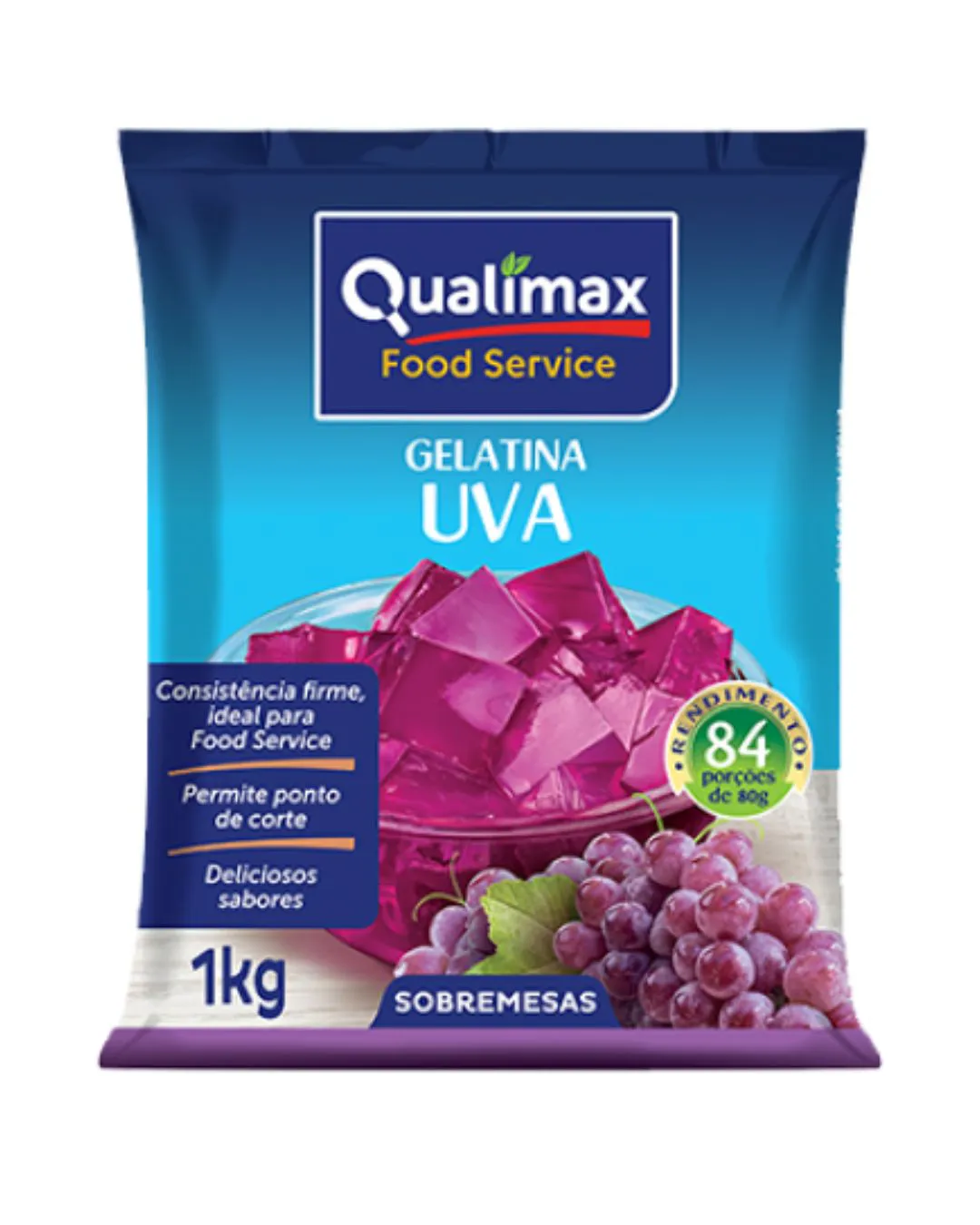 GELATINA DE UVA QUALIMAX 1 KG