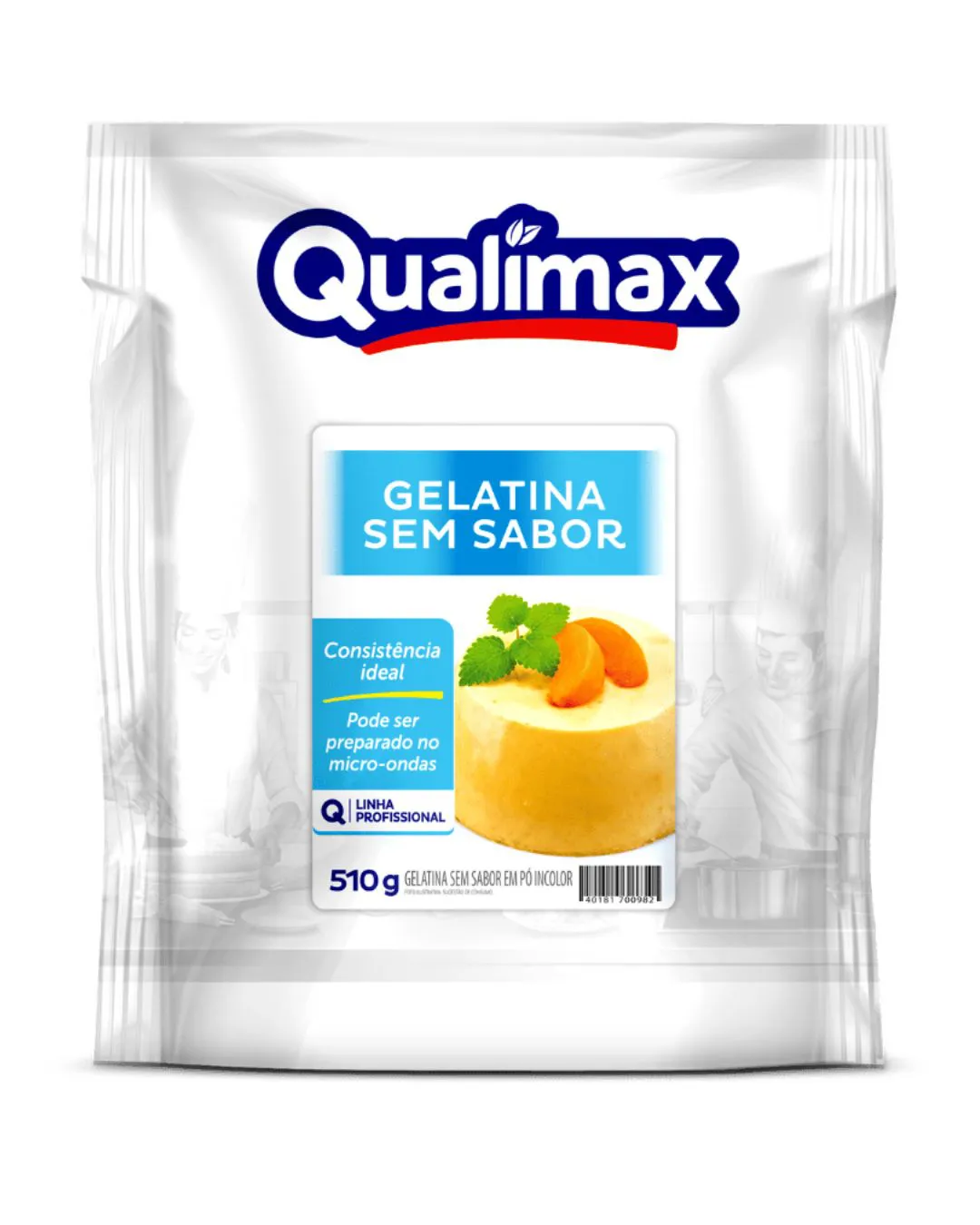 GELATINA SEM SABOR QUALIMAX 510 G