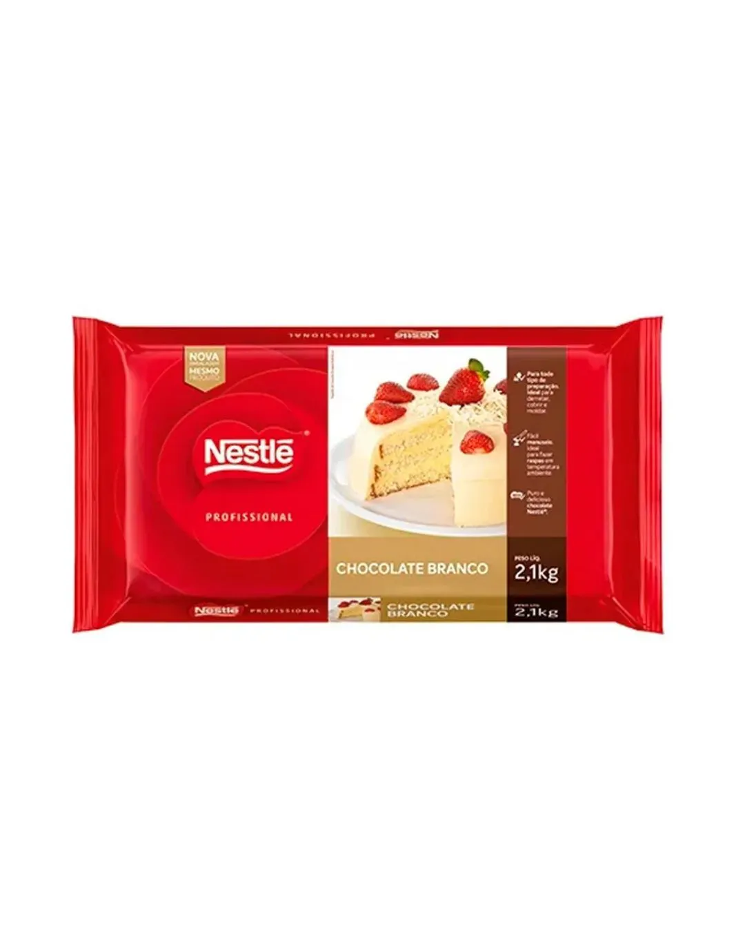 CHOCOLATE BRANCO NESTLE 2,1 KG