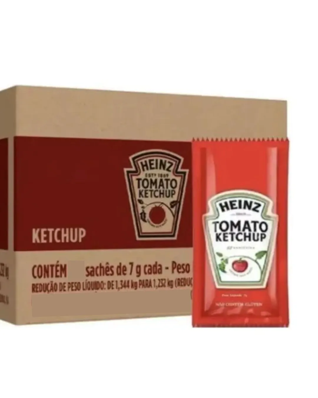 KETCHUP HEINZ SACHE CX 144 X 7 G