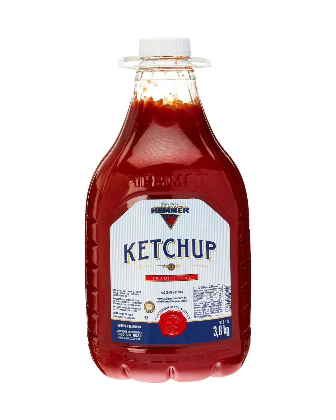 KETCHUP TRADICIONAL PREMIUM HEMMER 3,8 KG