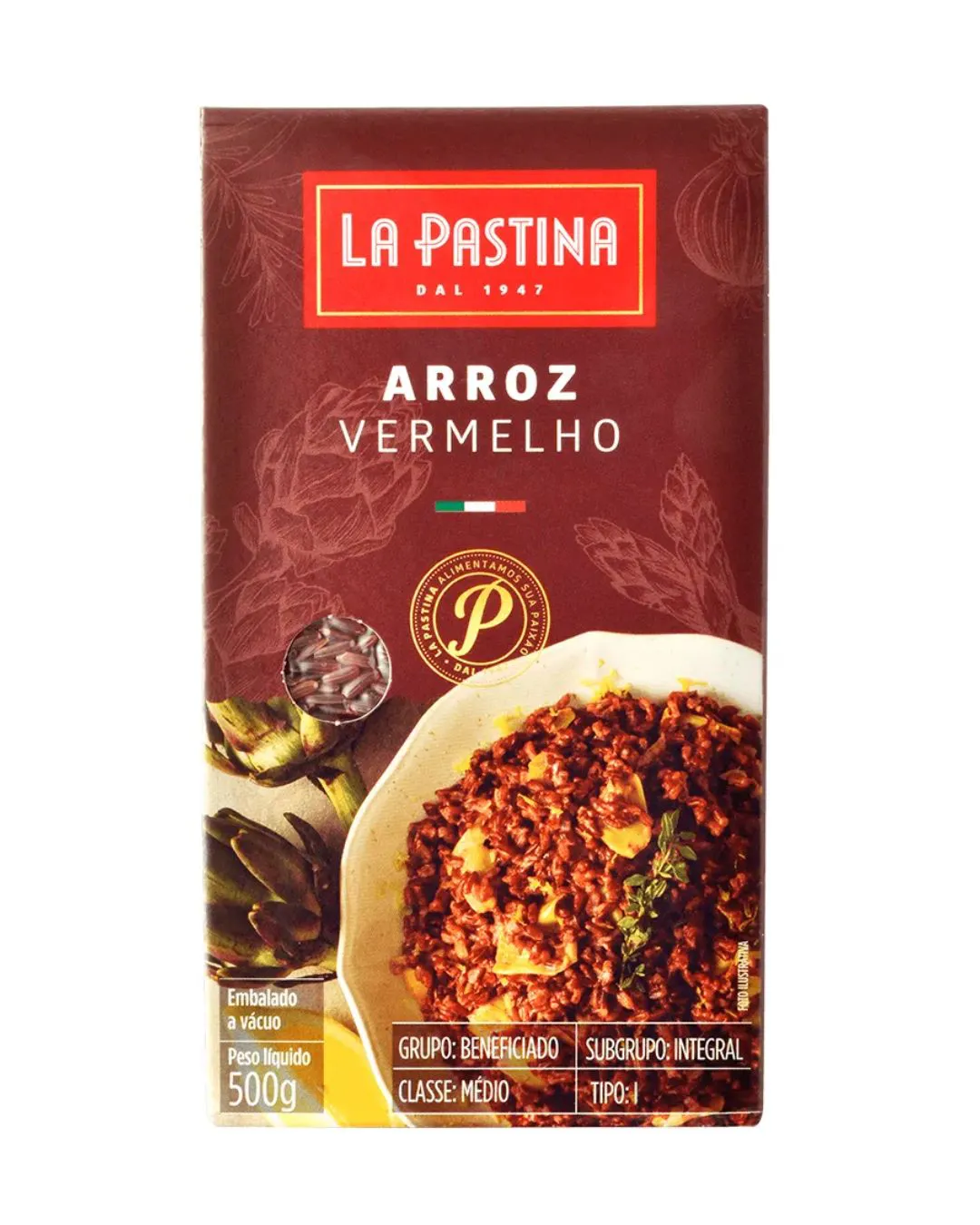 ARROZ VERMELHO LA PASTINA 500 G