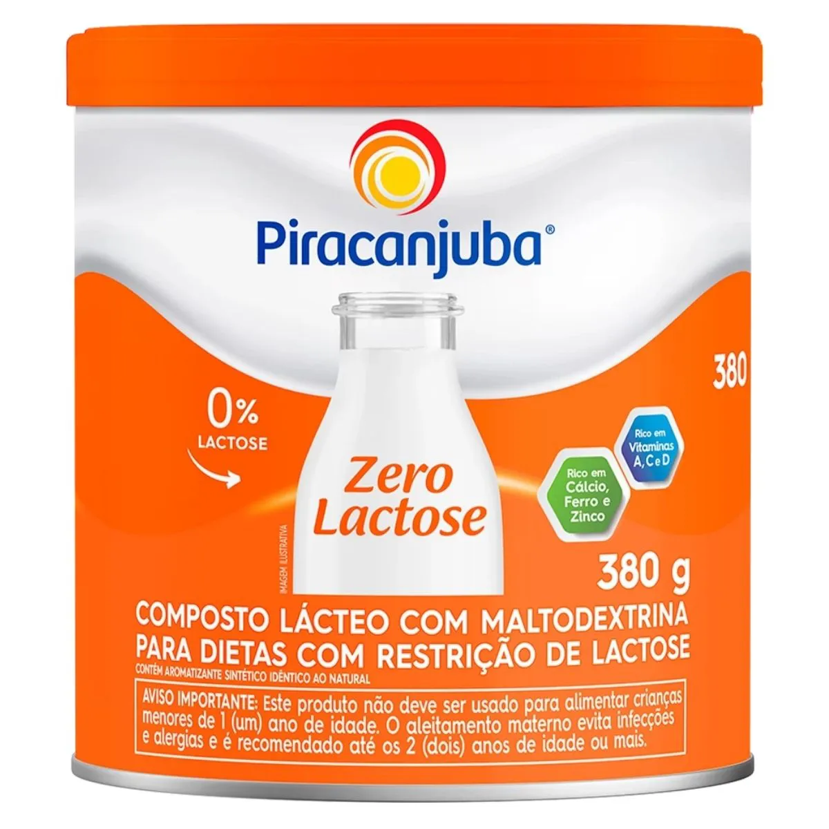 COMPOSTO LAC ZL PIRACANJUBA 380 G