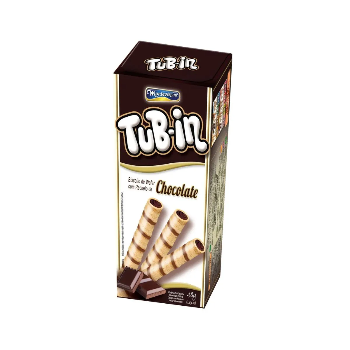 TUB IN WAFER RECH CHOC 48 G