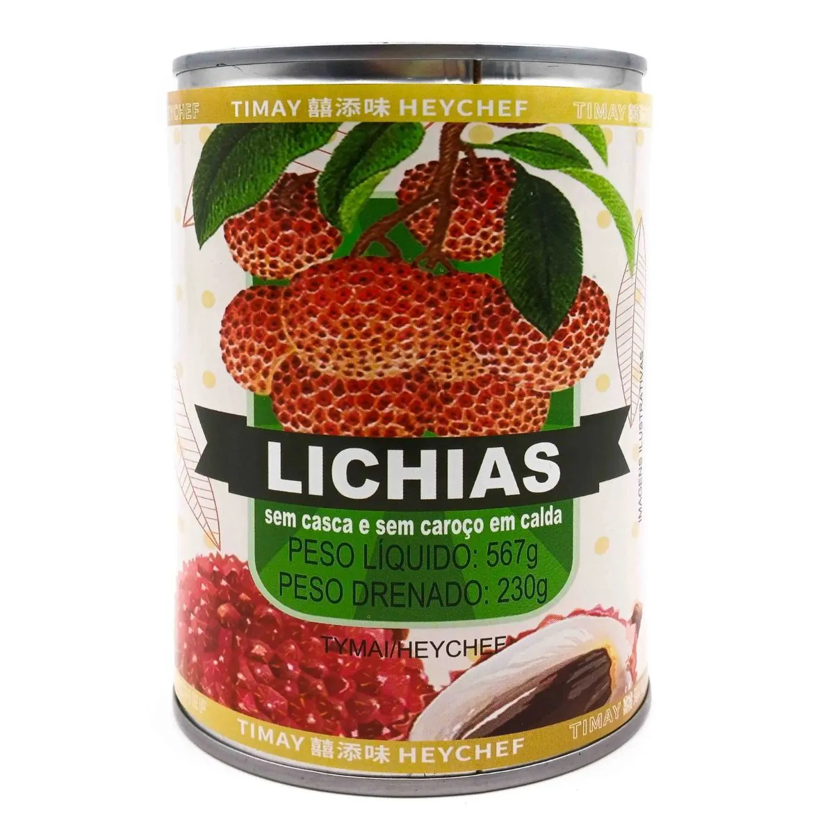 LICHIA EM CALDA TIMAY LATA 230 G