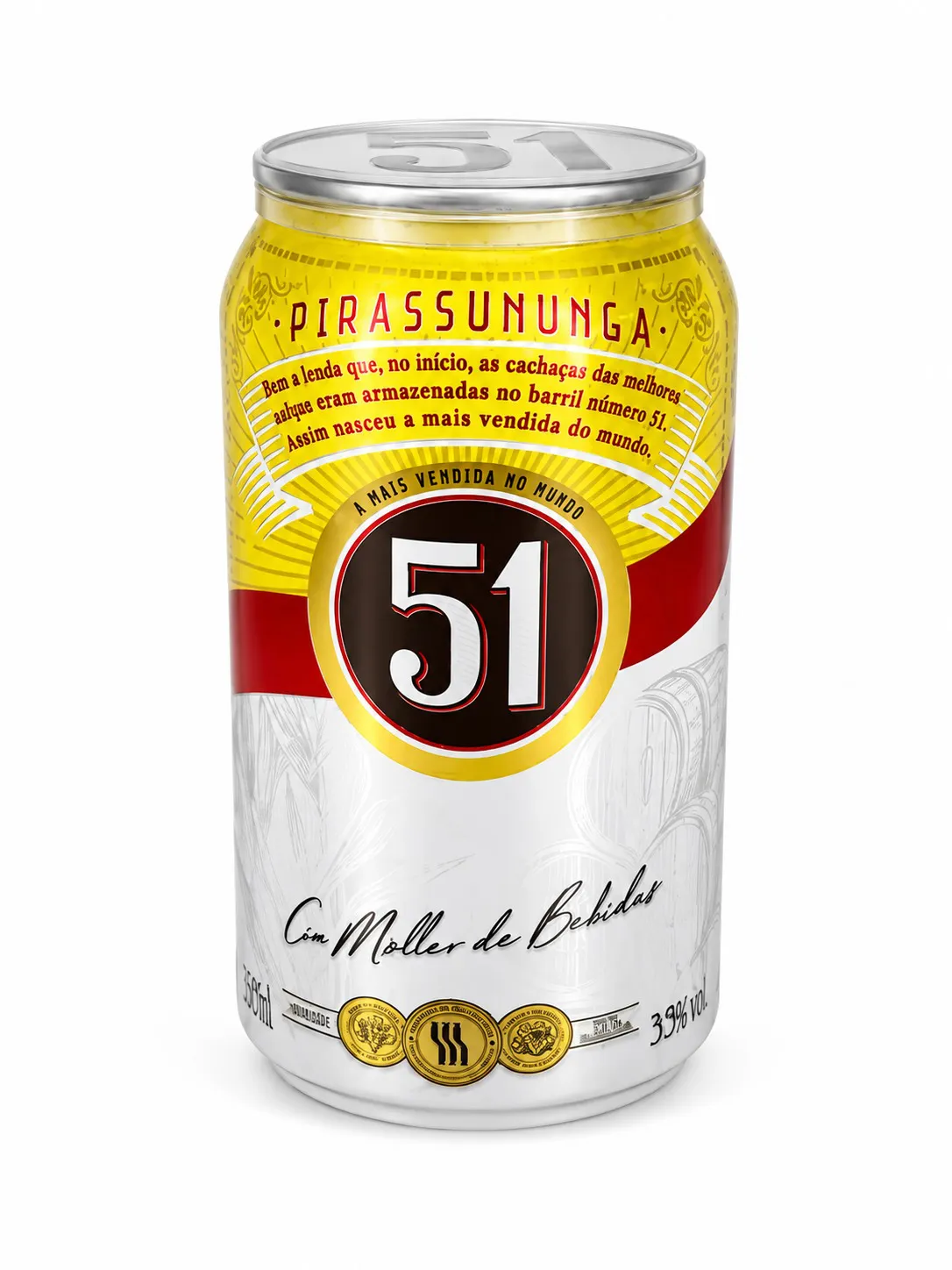 CACHACA 51 LATA 12 X 350ML