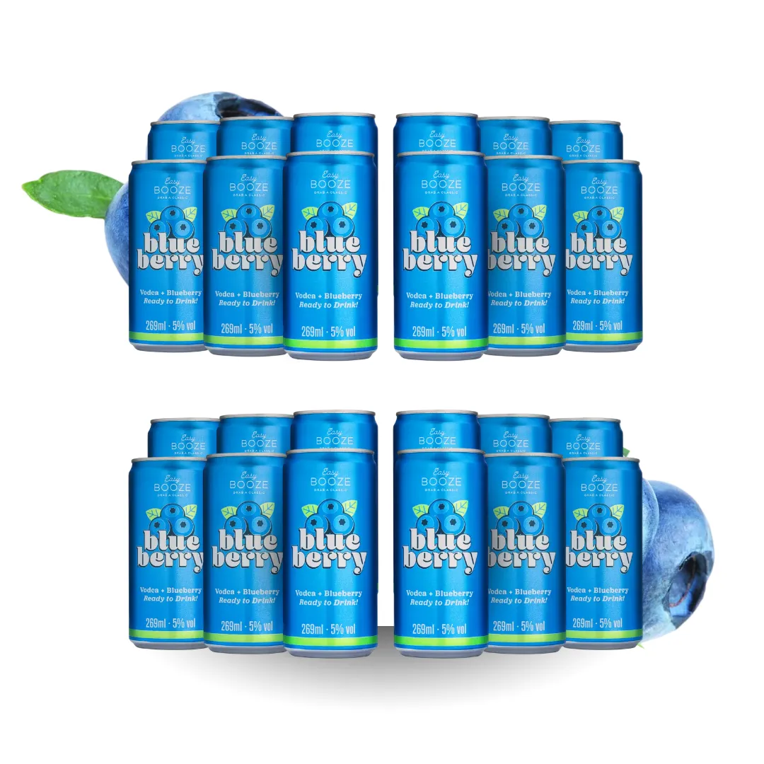 PREP VODKA EASY BOOZE BLUEBER 269ML C/24