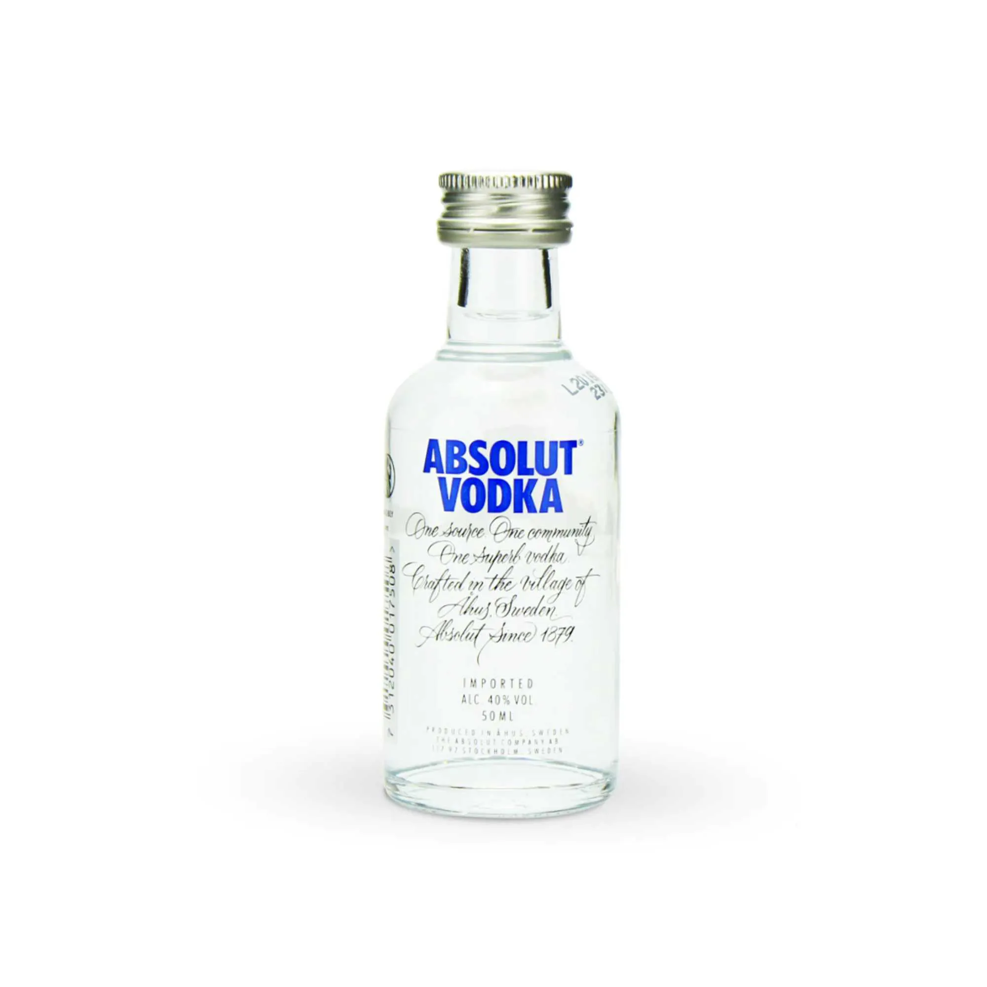 VODKA ABSOLUT NATURAL MINIATURA 50ML