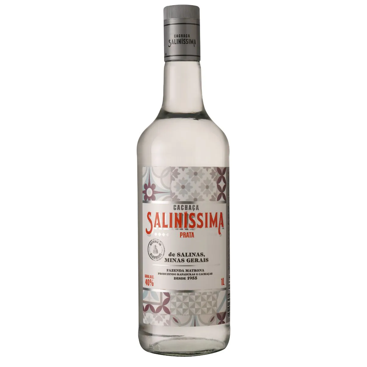 CACHACA SALINISSIMA PRATA 1 L