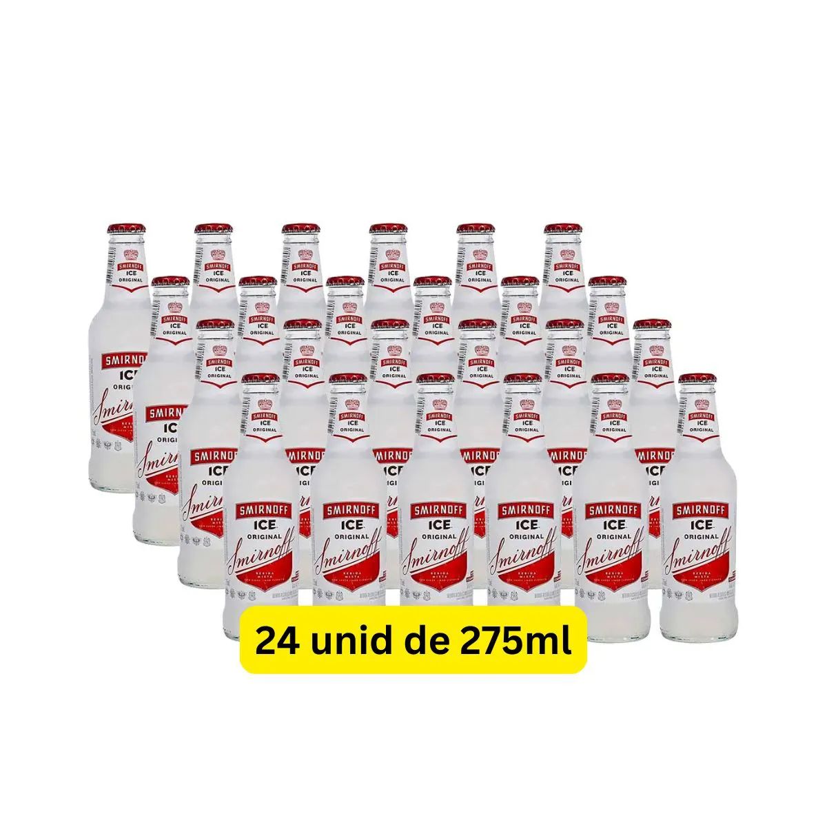 VODKA SMIRNOFF ICE NOVA CX C/ 24 X 275ML