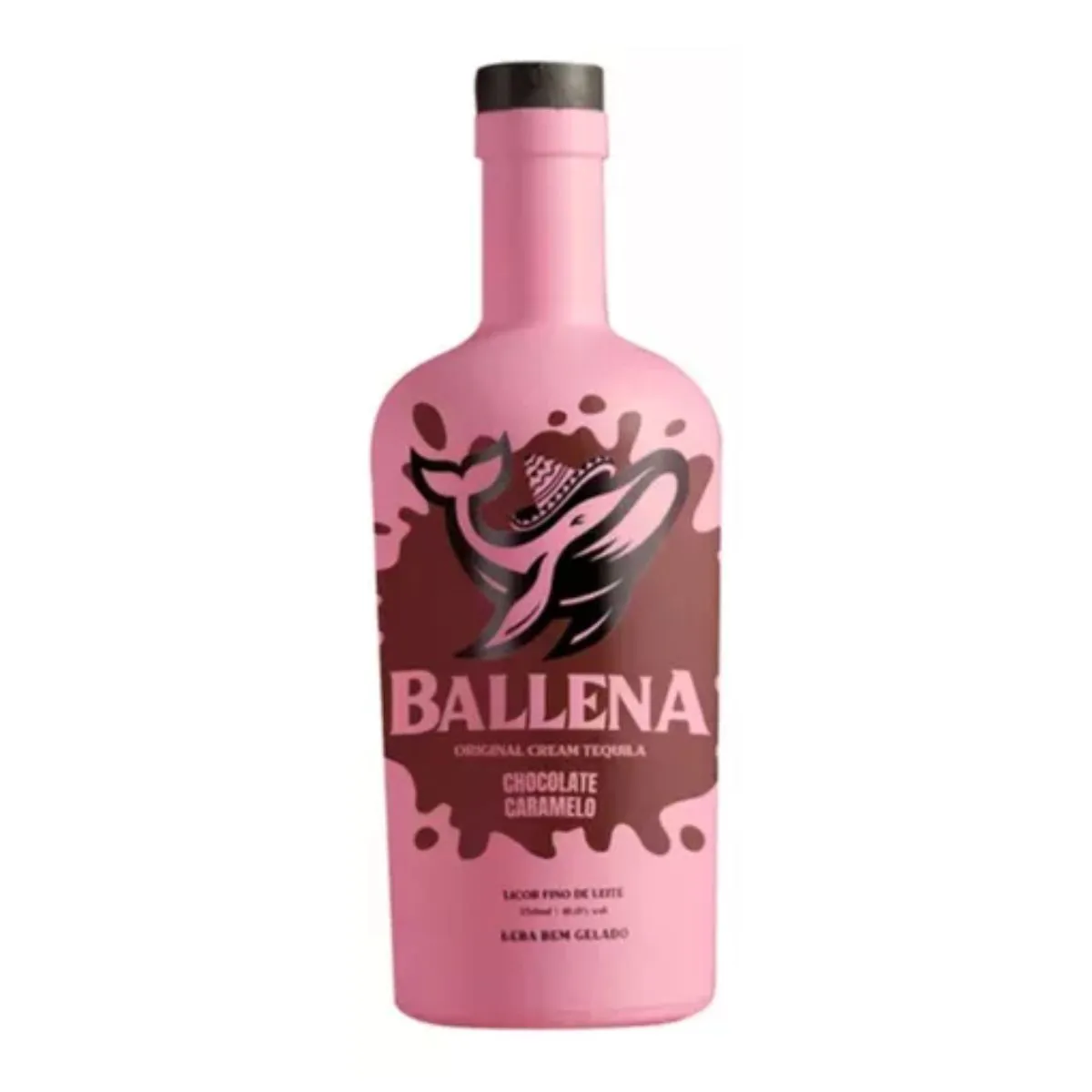 LICOR BALLENA CHOCOLATE E CARAMELO 750ML