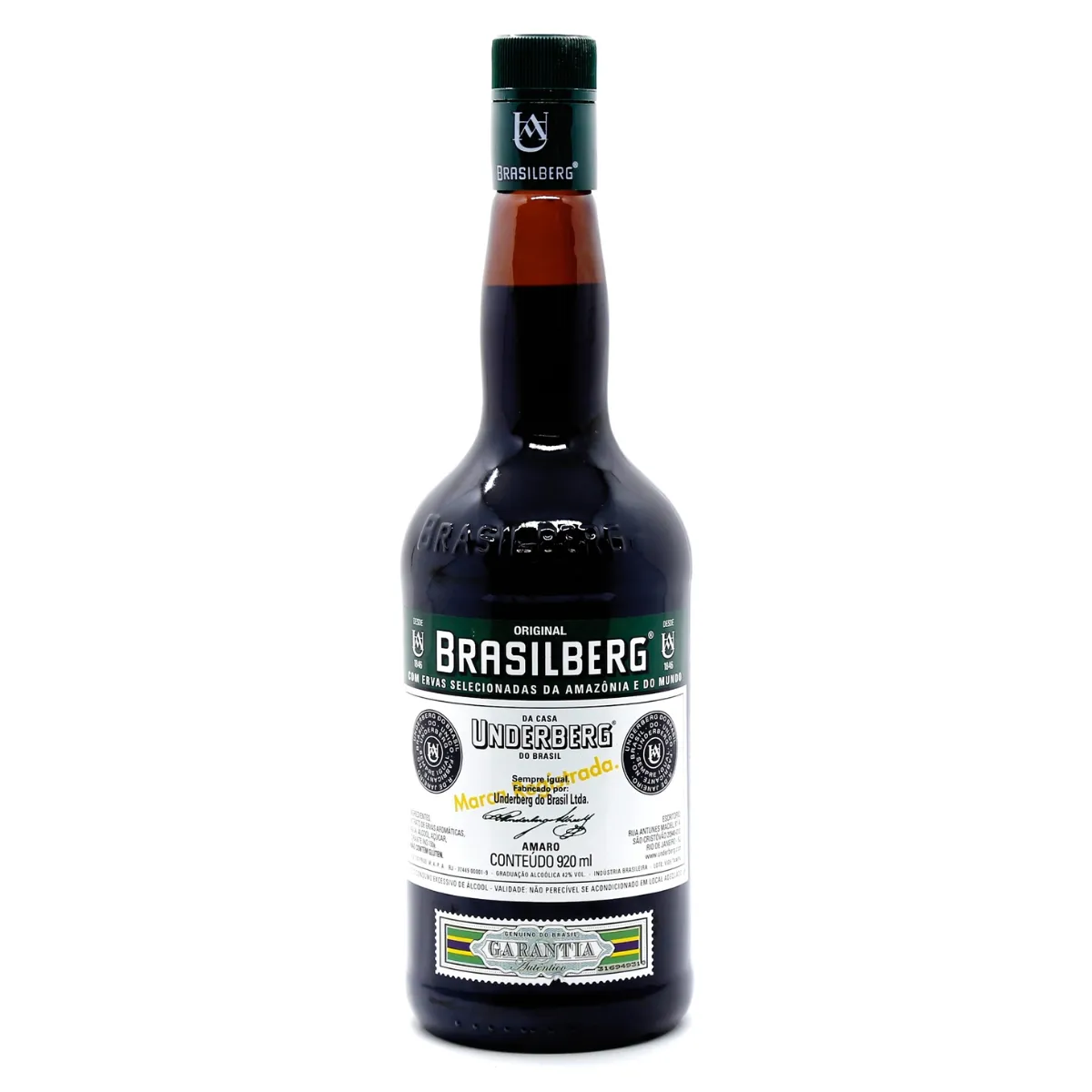 APERITIVO UNDERBERG BRASILBERG 920ML