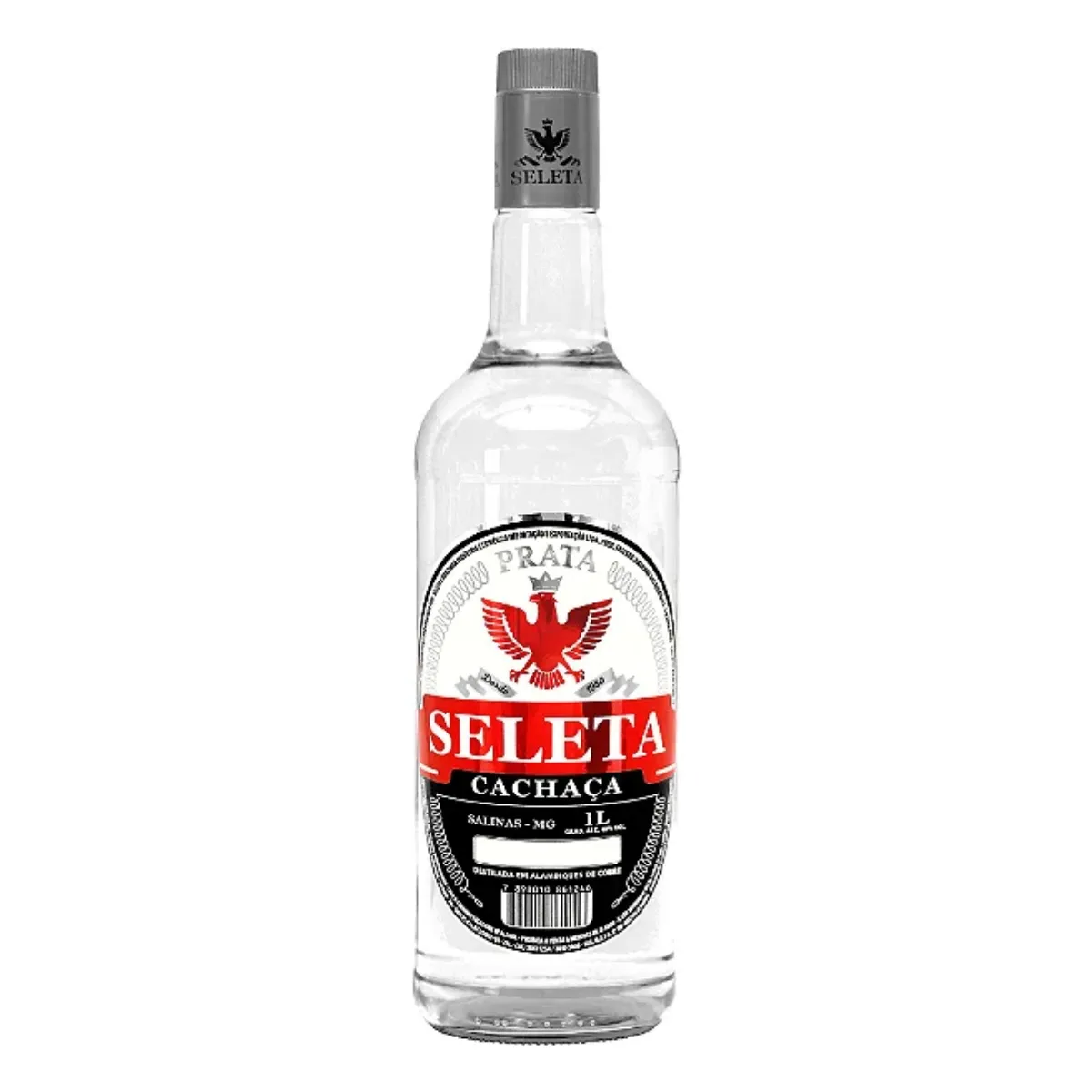 CACHACA SELETA PRATA LITRO 1000ML