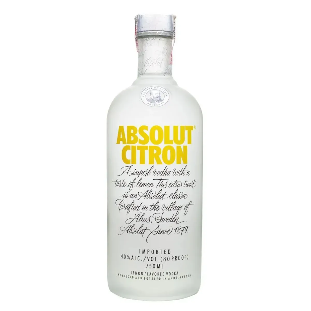 VODKA ABSOLUT CITRON 750ML