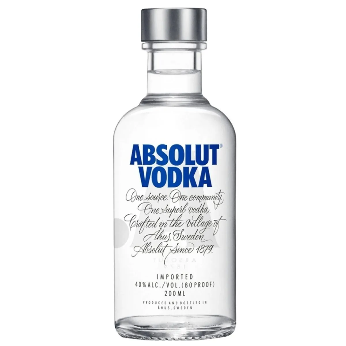 VODKA ABSOLUT NATURAL 200ML