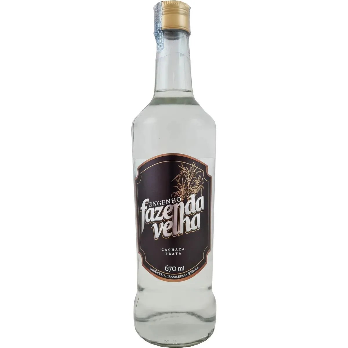 CACHACA ENGENHO FAZENDA VELHA PRATA 670ML