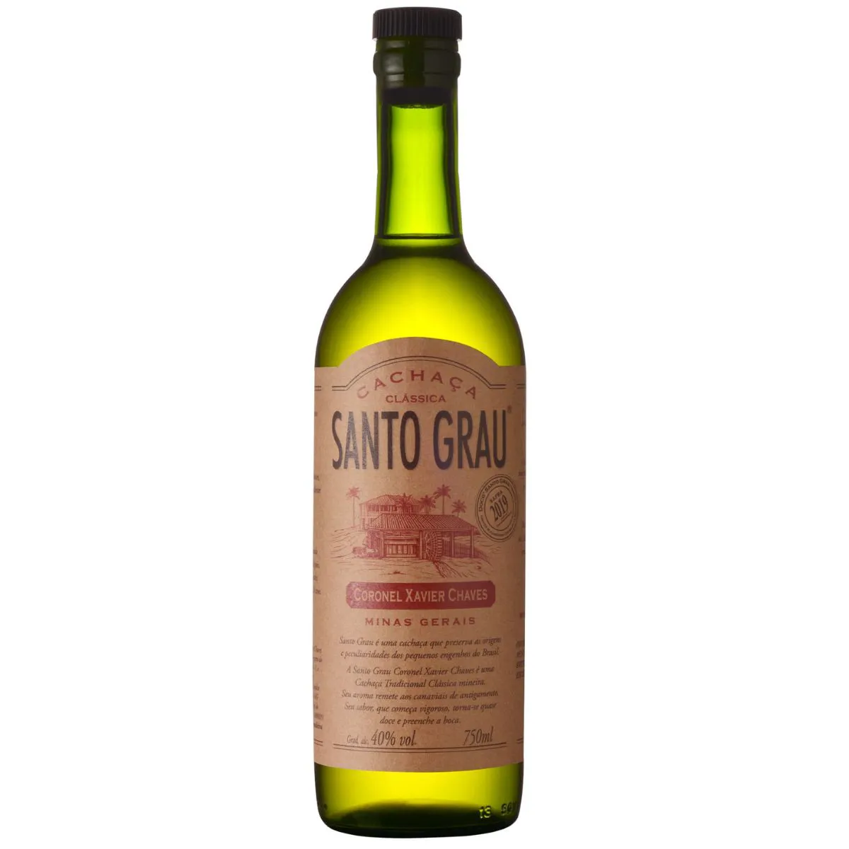 CACHACA SANTO GRAU CORONEL XAVIER 750ML