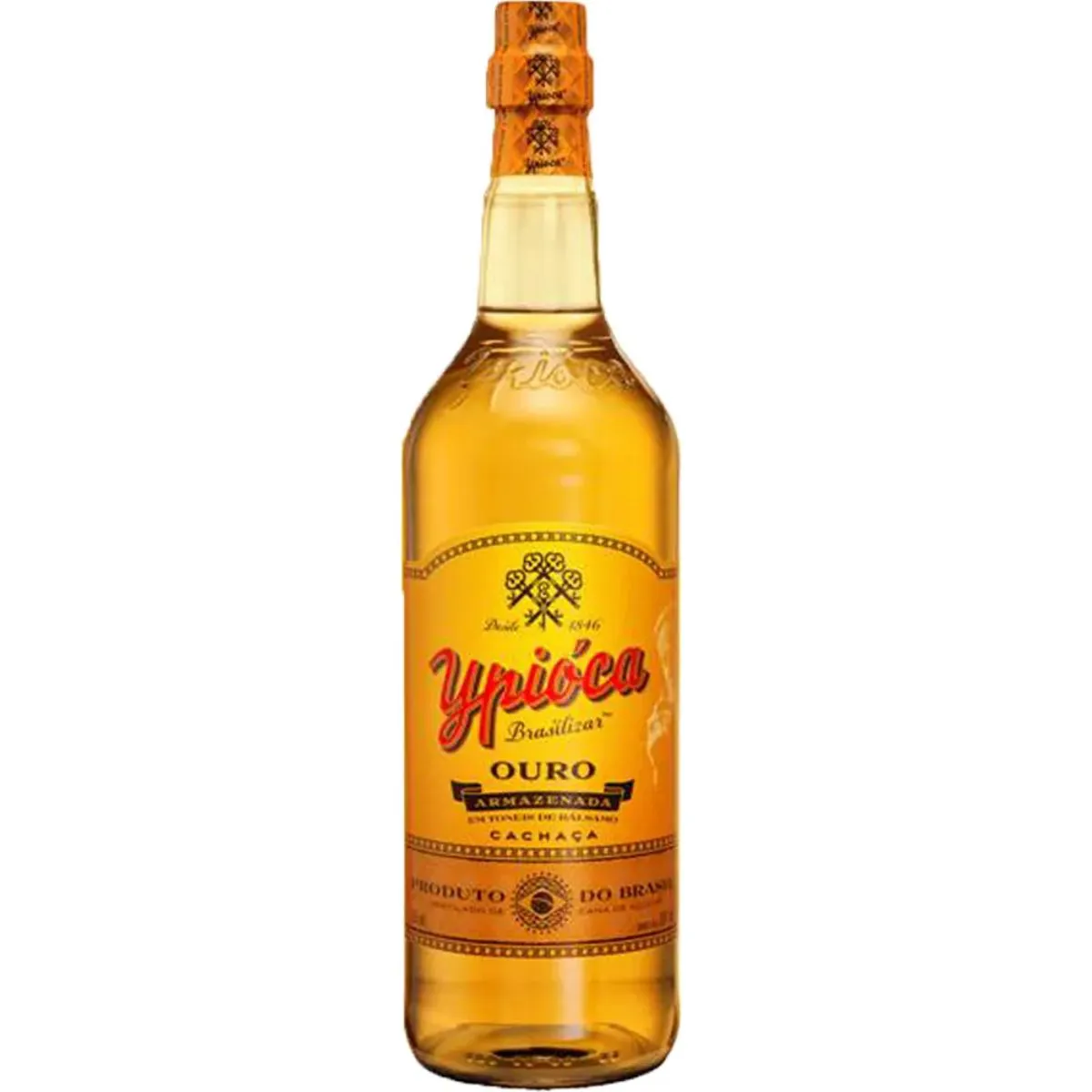 CACHACA YPIOCA OURO (S/ PALHA) 965ML