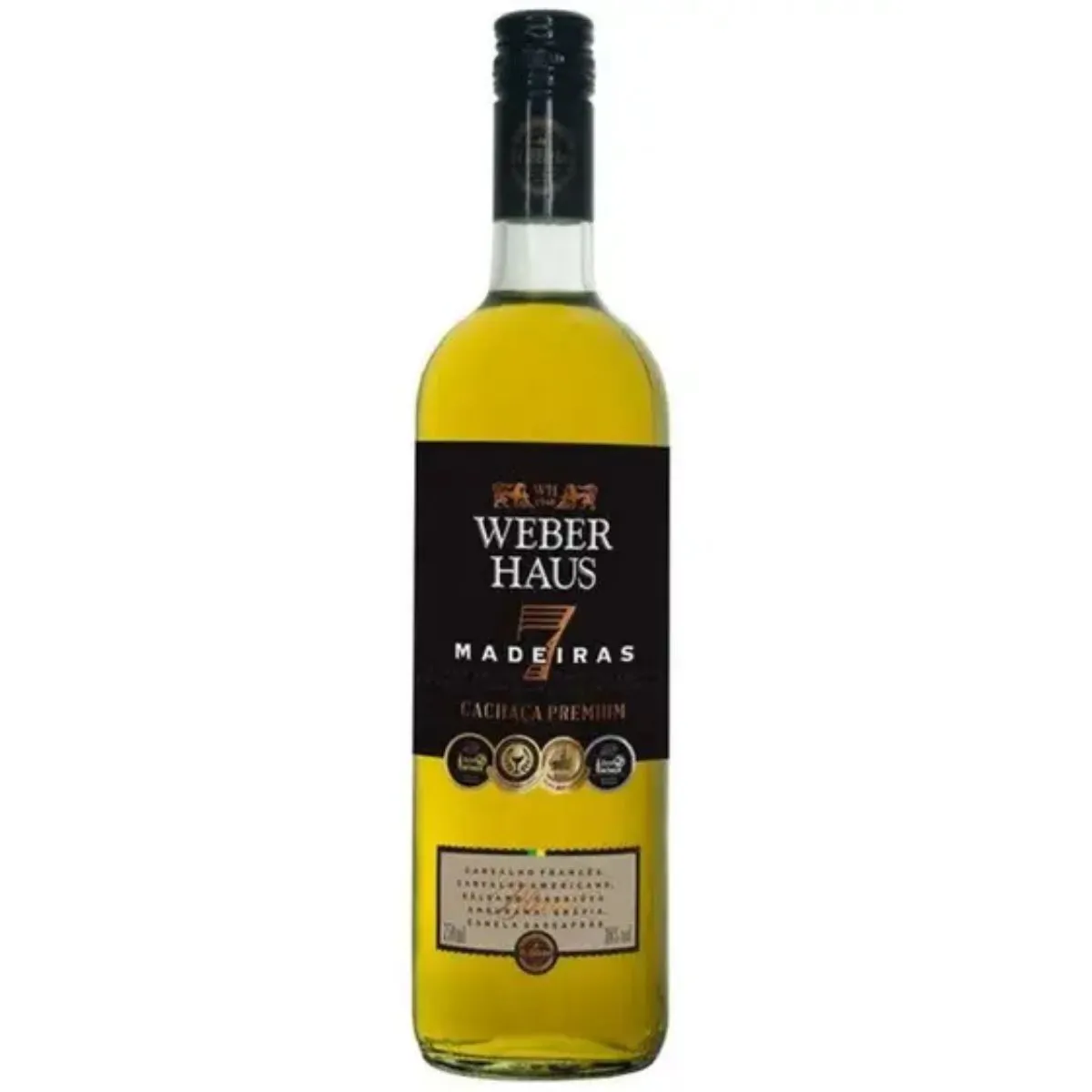 CACHACA WEBER HAUS 7 MADEIRAS 750ML