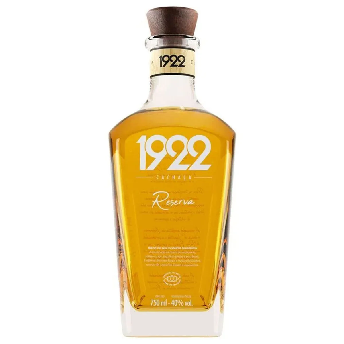 CACHACA 1922 RESERVA 750ML