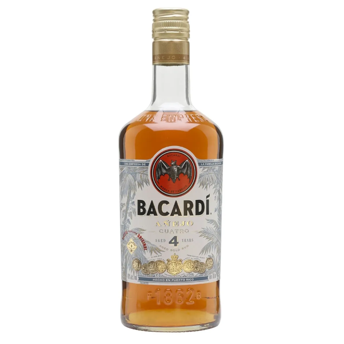 RUM BACARDI 4 ANOS 750ML