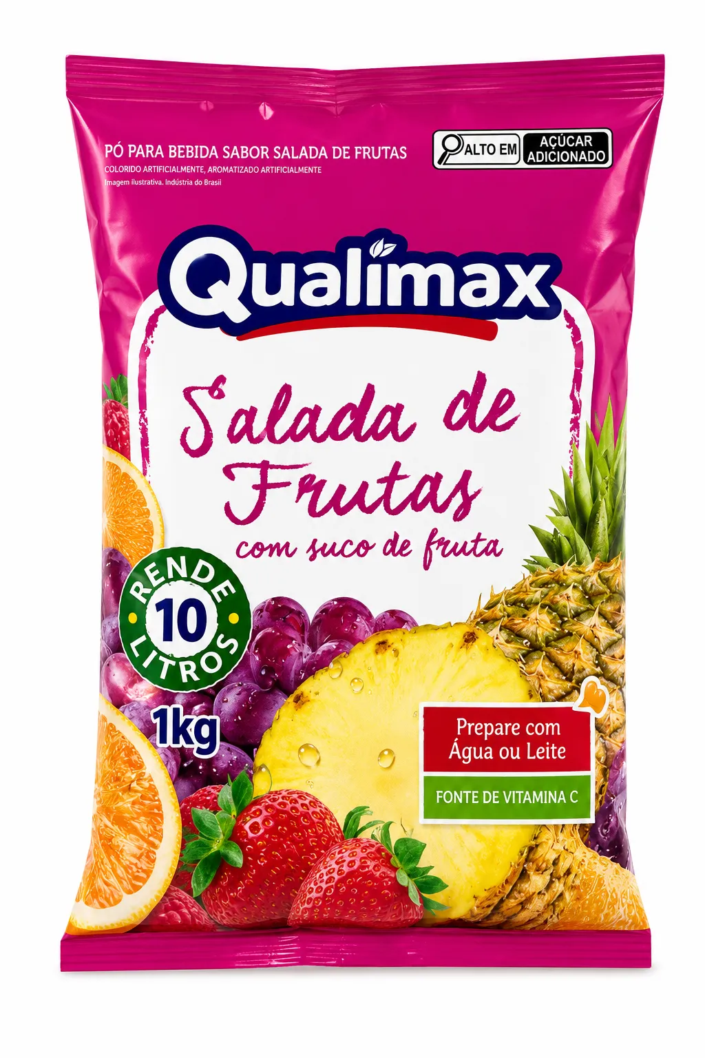 REFRESCO QUALIMAX SALADA DE FRUTAS 1 KG