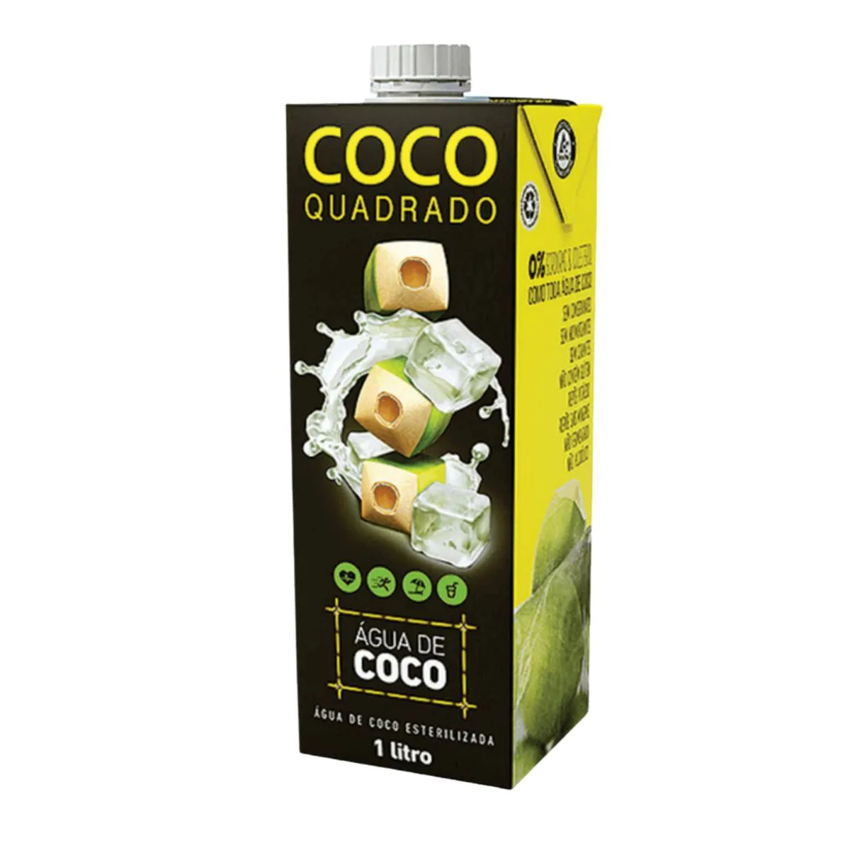 AGUA DE COCO QUADRADO 1 L